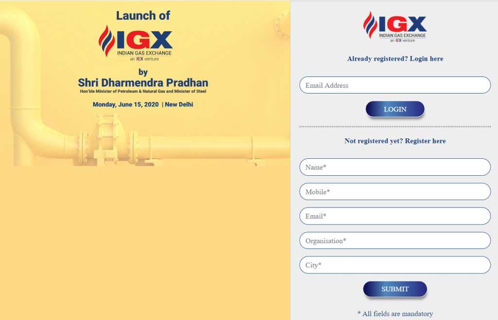 Indian gas EXchange