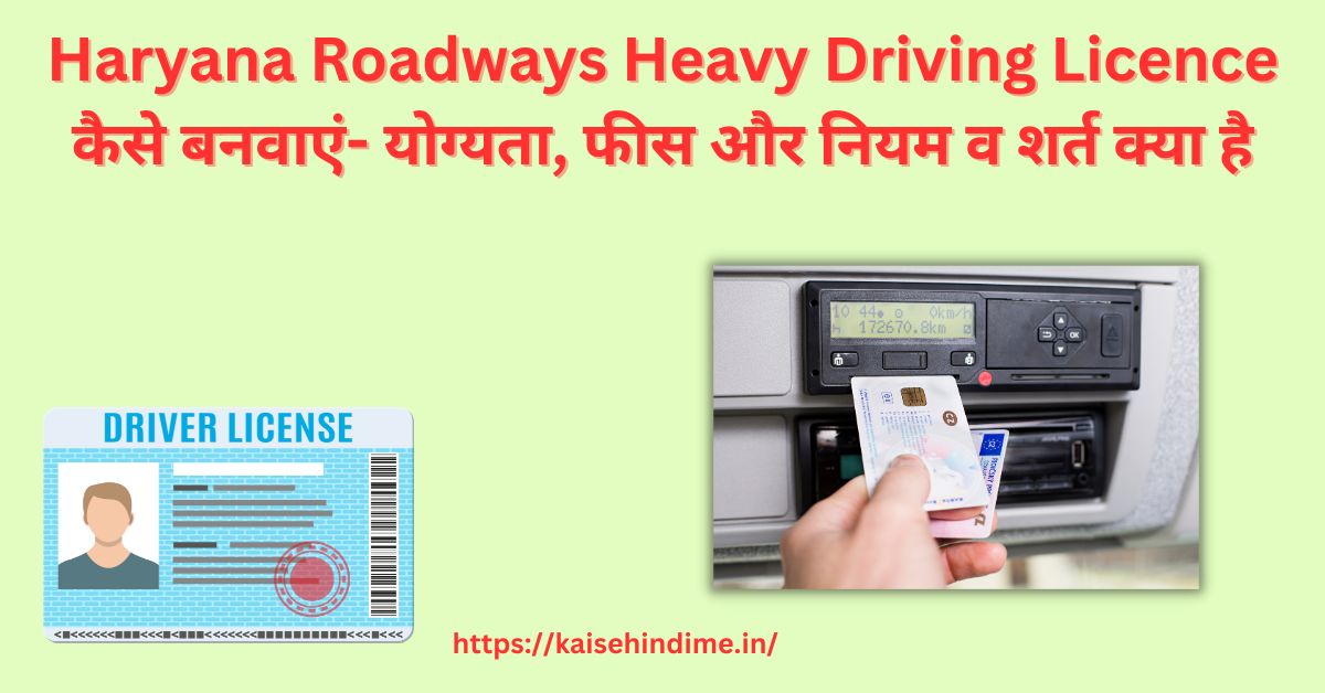 Roadways Heavy Driving Licence