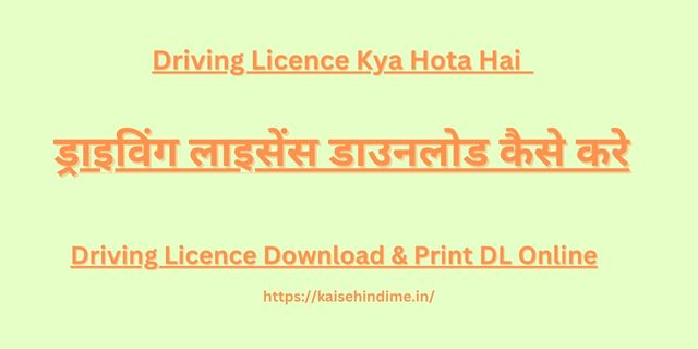 Driving Licence Download