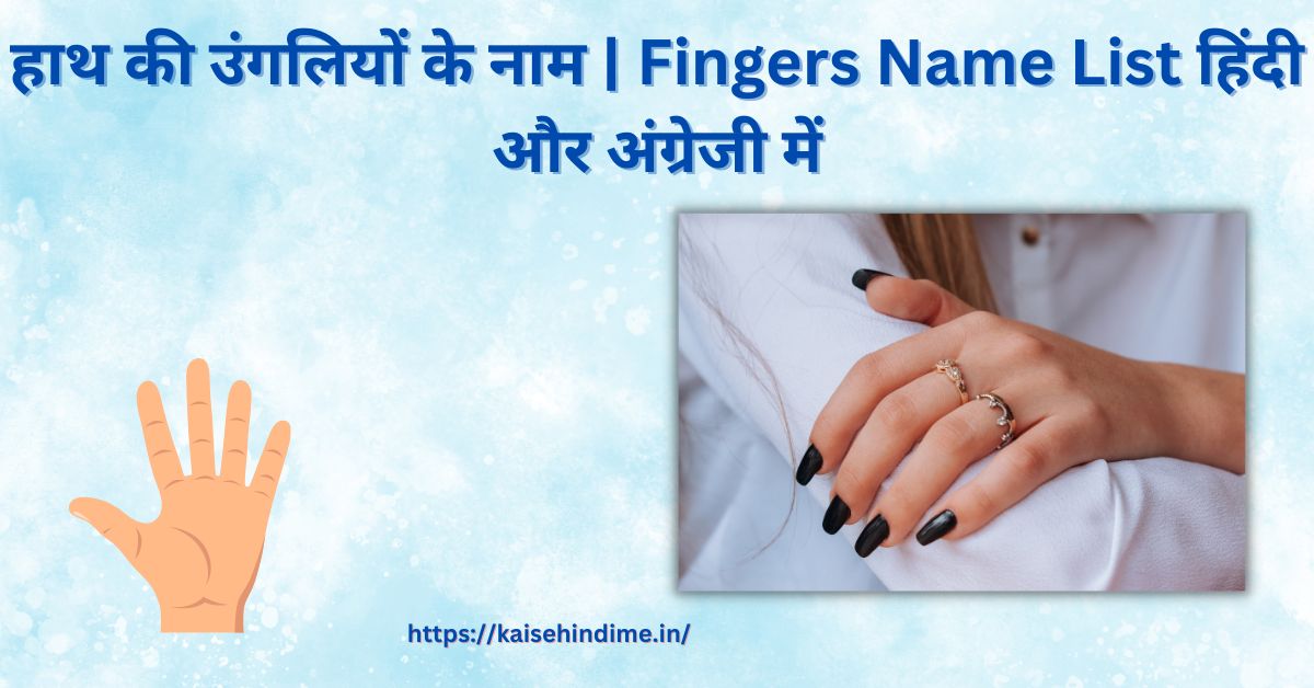 Fingers Name List